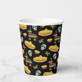 メキシカンフィエスタ & 死者の日 紙コップ (正面)