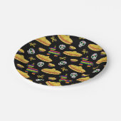 メキシカンフィエスタ &amp; ディア・デ・ロス・ムエルトス ペーパープレート (アングル)