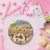 メキシカンフェスタ ペーパープレート (パーティー)