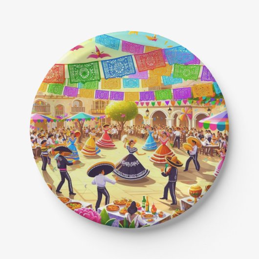 メキシカンフェスタ ペーパープレート (正面)