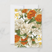 メキシカンフラワーの感謝カード ありがとう サンキューカード (裏面)