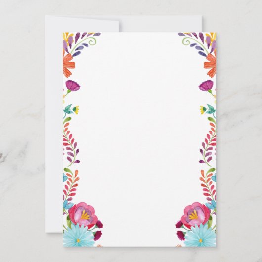 メキシカンフラワーフィエスタ結婚ズ 招待状