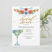 メキシカンフラワーマルガリータブライダルシャワー 招待状 (スタンド正面)