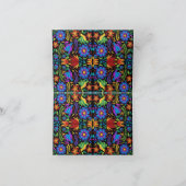 メキシカンフラワー プレイシングカード サンキューカード (内部)