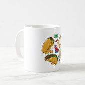 メキシカンフード コーヒーマグカップ (正面左)