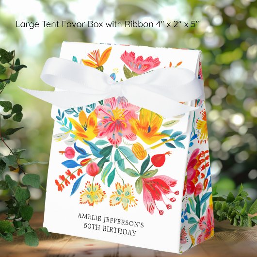 メキシカンブライトフローラフェスタ誕生日 フェイバーボックス