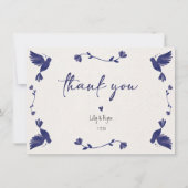 メキシカンブルーバードフェスタブライダルありがとう ノートカード (正面)