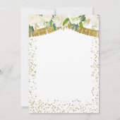 メキシカンブロンドヘアーチャロボーイズバプテスマ誕生日 招待状 (裏面)