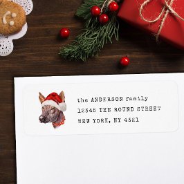 メキシカンヘアレスソロイツキュイントルドッグ差出人住所 ラベル