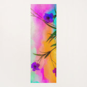 メキシカンペチュニアラブカラー ヨガマット (裏面)