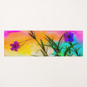 メキシカンペチュニアラブカラー ヨガマット (正面(横))