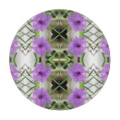 メキシカンペチュニア及び格子細工 カッティングボード (正面)