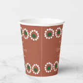メキシカンボヘミアンスタイル バッロ ブライダルシャワー 紙コップ (右)