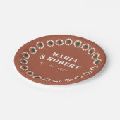 メキシカンボホバロ ペーパープレート (アングル)