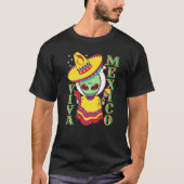 メキシカンポンチョチンコデマヨエイリアンソンブレロフィエスタ Tシャツ (正面)