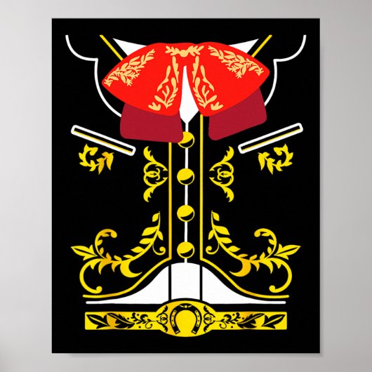 メキシカンマリアチティーチャロチンコデマヨハロウィー ポスター (正面)