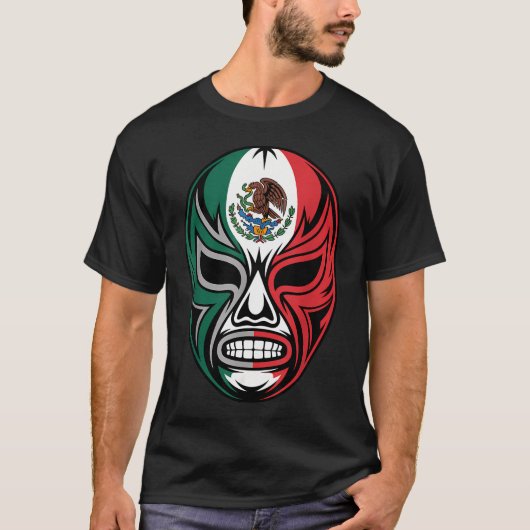メキシカンルチャリブレのためのルチャ Tシャツ (正面)