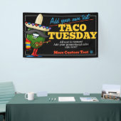 メキシカンレストランフードトラックタコ火曜日 横断幕 (トレードショー)