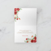 メキシカンレッドローゼスプリンセスキンセアニェラ折り畳み サンキューカード (内部)