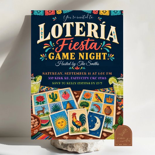 メキシカンロテリアゲームナイトフィエスタ招待状 招待状