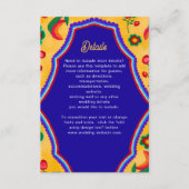 メキシカン結婚イエロー詳細 エンクロージャーカード (正面)