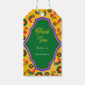 メキシカン結婚イエロー ギフトタグ (裏面)