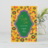 メキシカン結婚イエロー セーブザデート (スタンド正面)