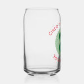 メキシカン・エンジェル・シンコ・デ・マパーソナライズされたヨ ガラス缶 (右)