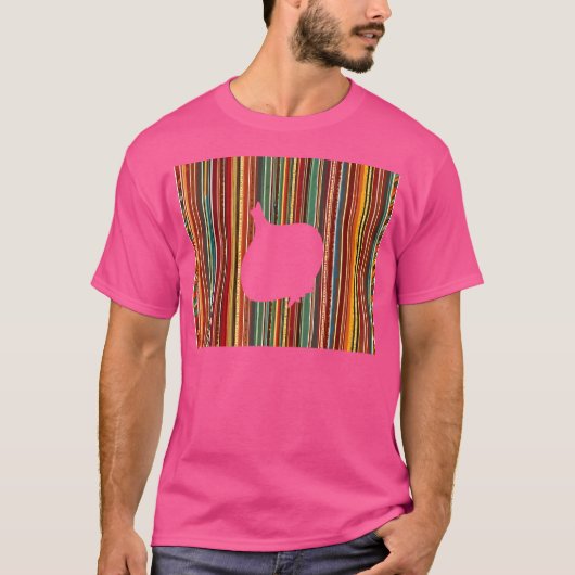 メキシカン・サラペ・ブランケット・オニオン Tシャツ (正面)