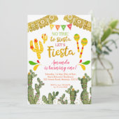 メキシカン ノー タイム トゥ シエスタ 大人誕生日 招待状 (スタンド正面)