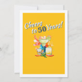 メキシカン・フィエスタ50歳の誕生日おめでとう 50年への乾杯 招待状 (裏面)