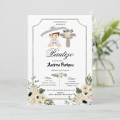 メキシカン ホワイト シルバー チャローボーイ バウティスモ インビテーション (スタンド正面)