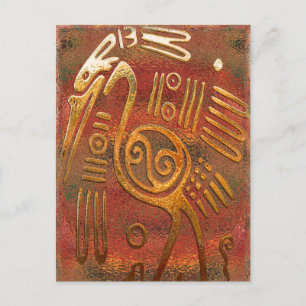 メキシカーノ金ゴールドクロムトバルアート ポストカード