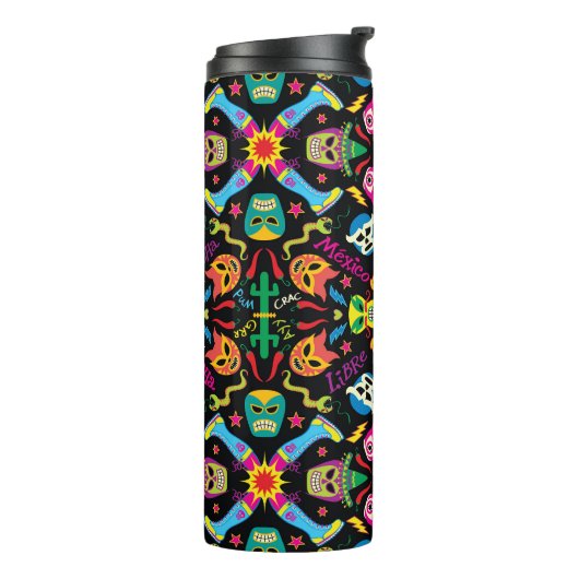 メキシクールコの力士が戦い、おもしろいを手に入れる タンブラー (回転左)