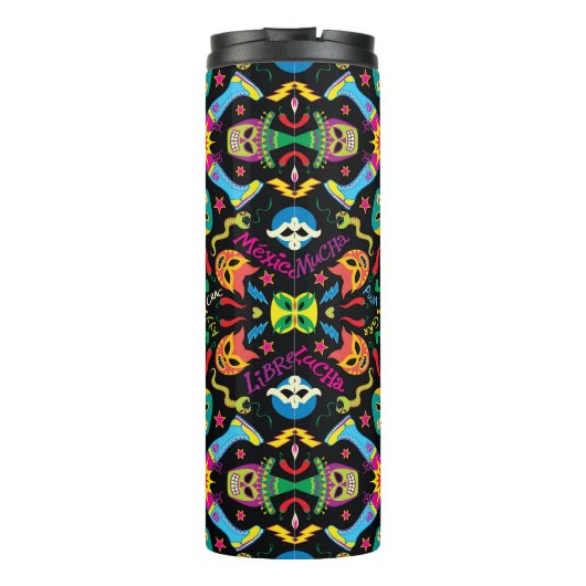 メキシクールコの力士が戦い、おもしろいを手に入れる タンブラー (裏面)