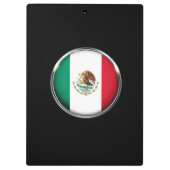メキシクールコ国旗のデザイン クリップボード (裏面)