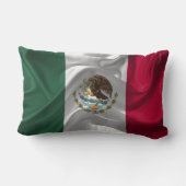 メキシクールコ国旗のデザイン ランバークッション (裏面)