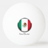 メキシクールコ国旗のデザイン 卓球ボール (裏面)
