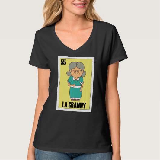 メキシコおばあちゃんラグラニー Tシャツ (正面)