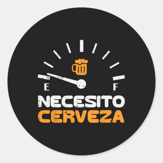 メキシコおもしろいのスペインのCinco De Ma ラウンドシール (正面)