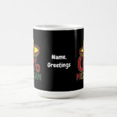 メキシコおもしろいの0笑わされる% コーヒーマグカップ (中央)