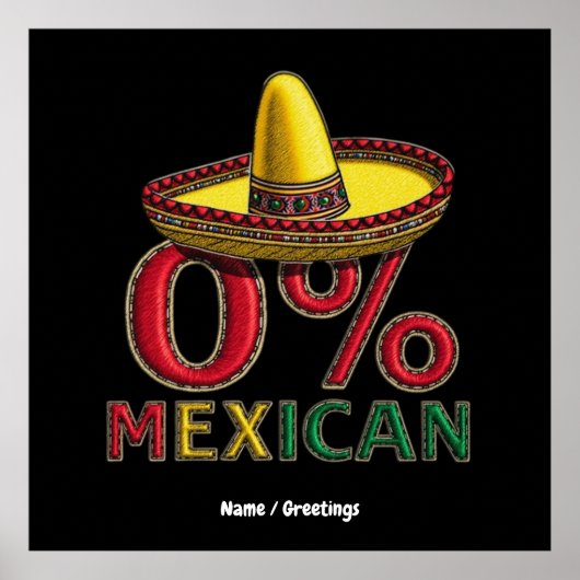 メキシコおもしろいの0笑わされる% ポスター (正面)