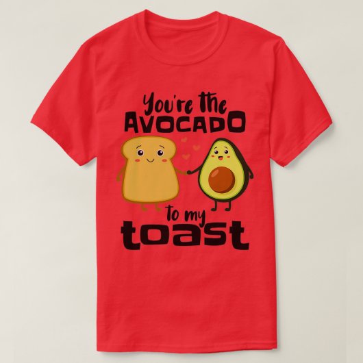 メキシコおもしろいアボカドラバートースト Tシャツ (デザイン正面)