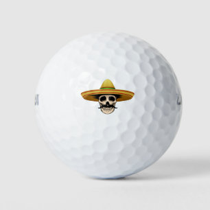 メキシコおもしろいシュガースカルLo用スケルトン製品 ゴルフボール