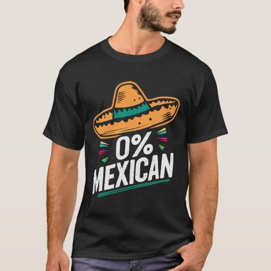 メキシコおもしろいフィエスタチンコ・デ・マヨゼロ% Tシャツ (正面)