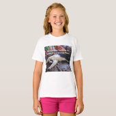 メキシコおもしろいンの波に乗ってかわいいタキシード猫引用文 Tシャツ (正面フル)