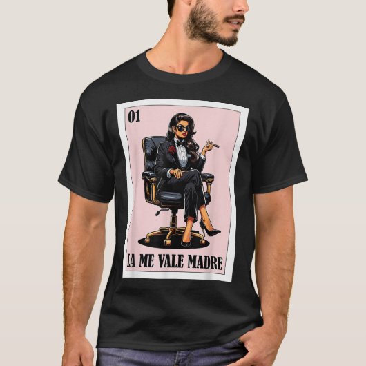 メキシコおもしろいンチョーナデザイン – ラメベールマドレー Tシャツ (正面)