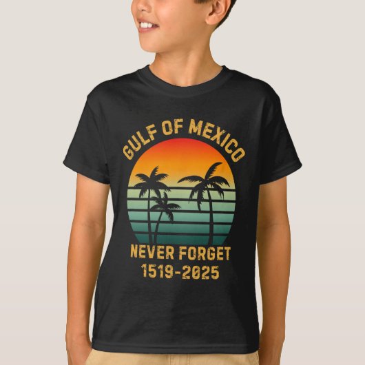 メキシコおもしろい湾は決して忘れない Tシャツ (正面)