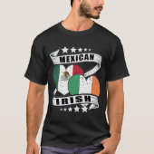 メキシコおよびアイルランド国旗 Tシャツ (正面)