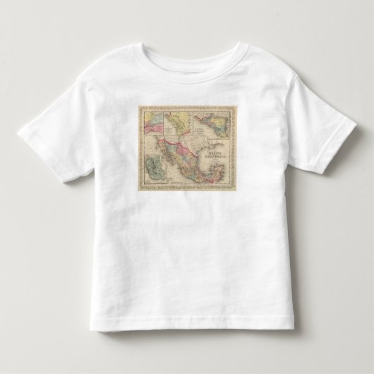 メキシコおよびグアテマラ4 トドラーTシャツ (正面)